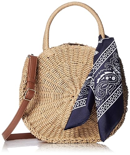 Amazon ビアデミゾン バンダナスカーフ付ラウンド型の2wayかご