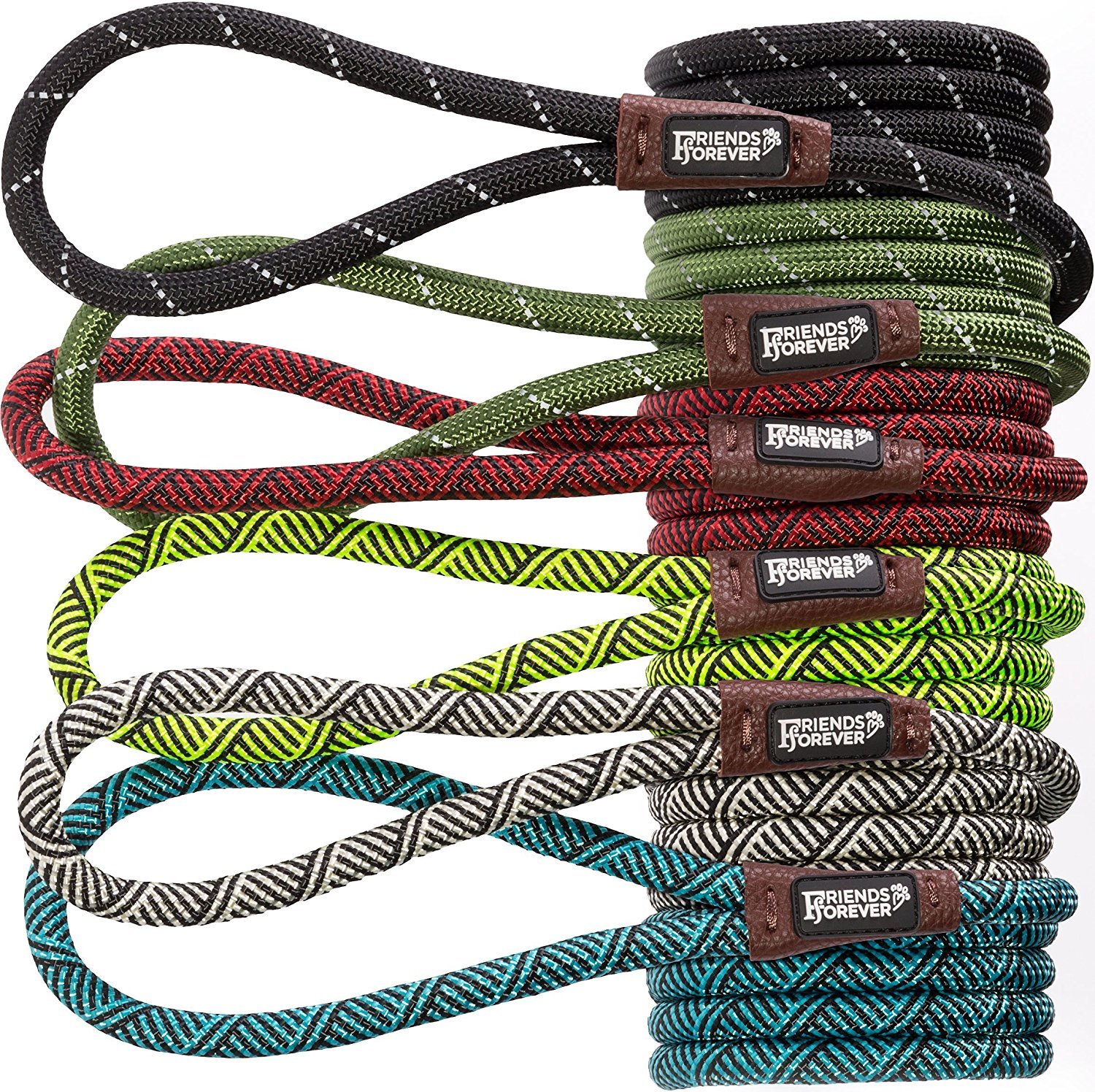 Friends Forever Extremely Durable Dog Slip Rope Leash Premium Quality