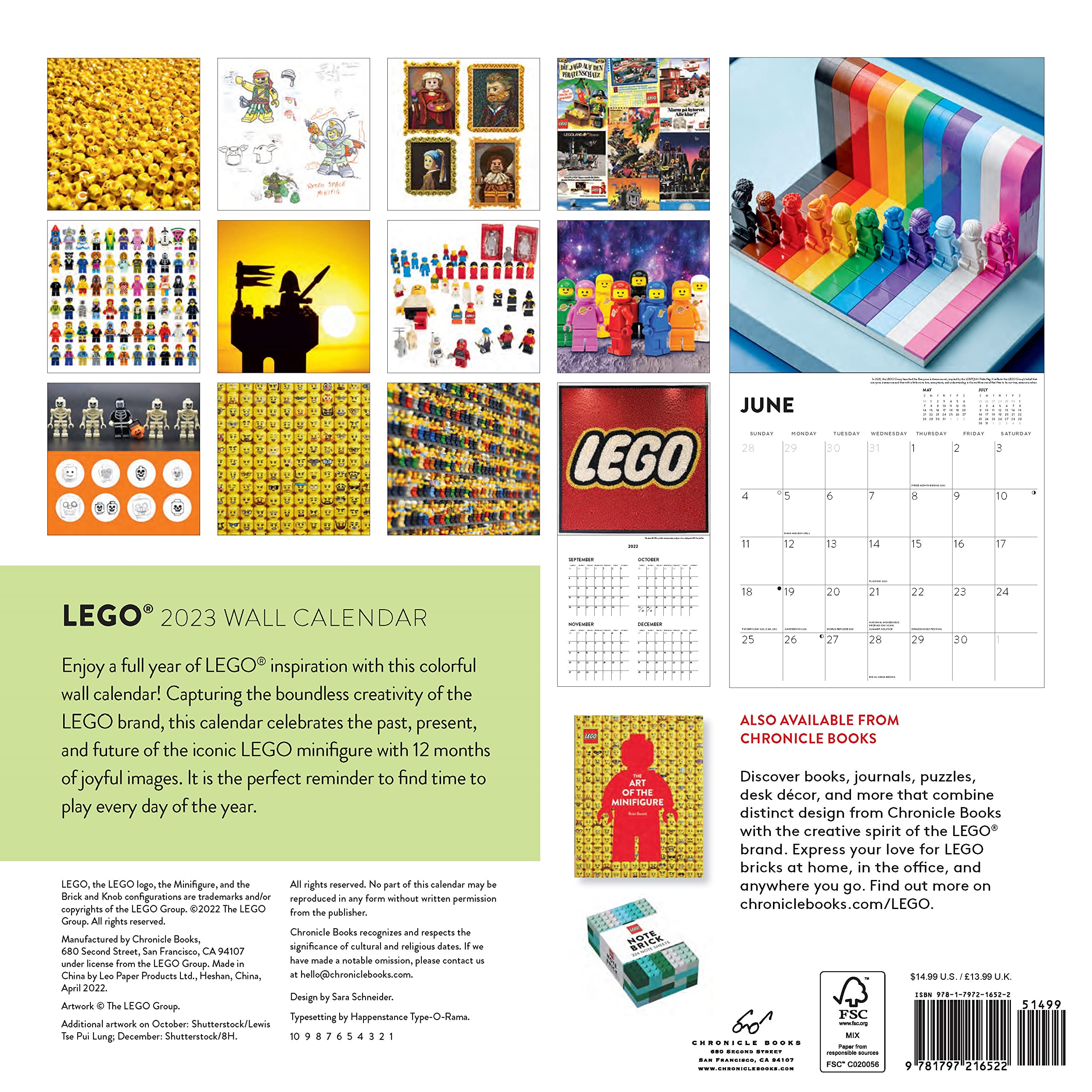 May 2023 Lego Calendar Lego 2023 Wall Calendar: Lego: 9781797216522: Amazon.com: Books
