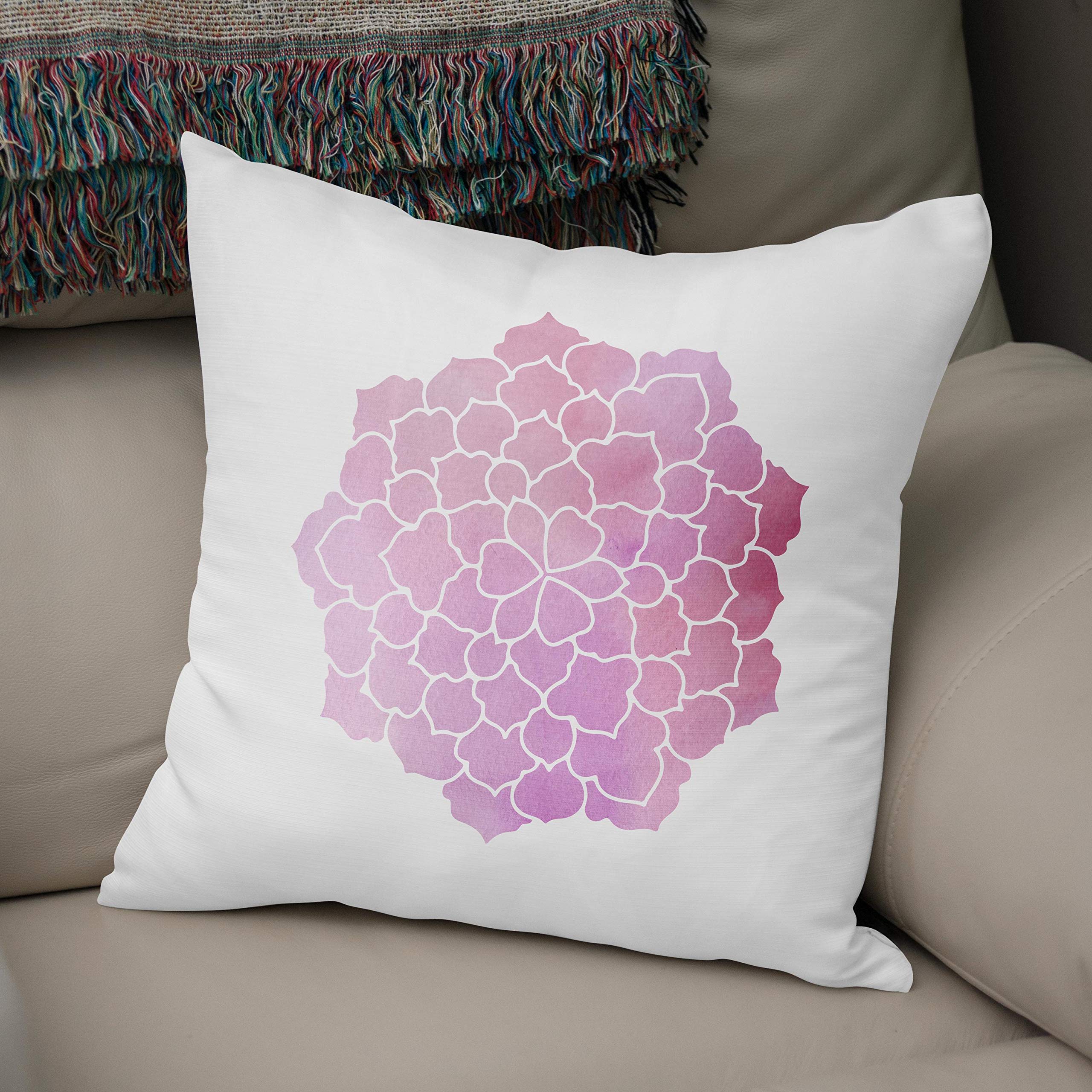 Bonamaison, Decorative Cushion Cover - 50% Cotton 50% Polyester - 43x43cm - Designed and Manufactured in Turkey