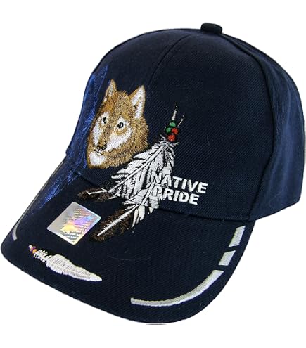 Gorra Negra Bordada Native Pride Cabeza De Vaca Longhorn