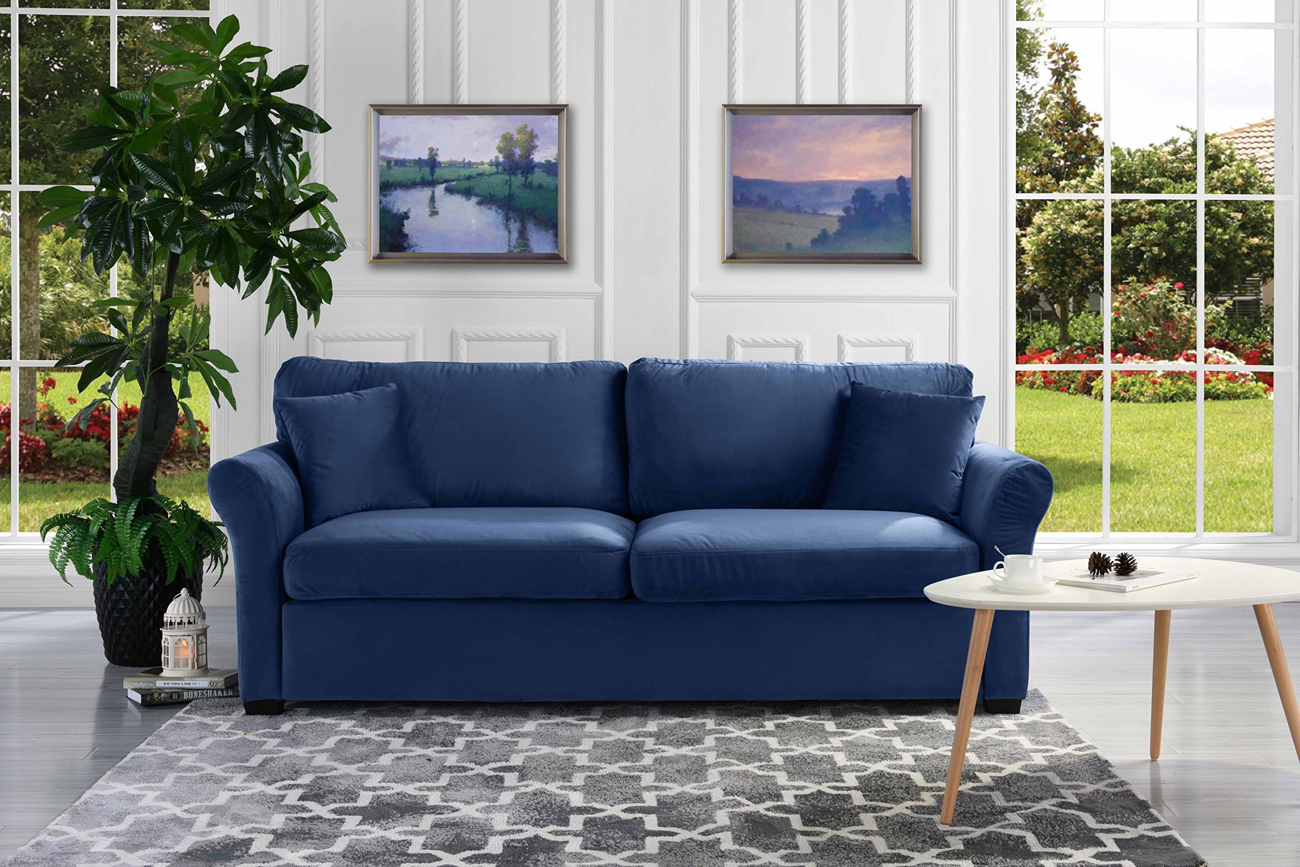 Sofamania Classic Sofas, Navy