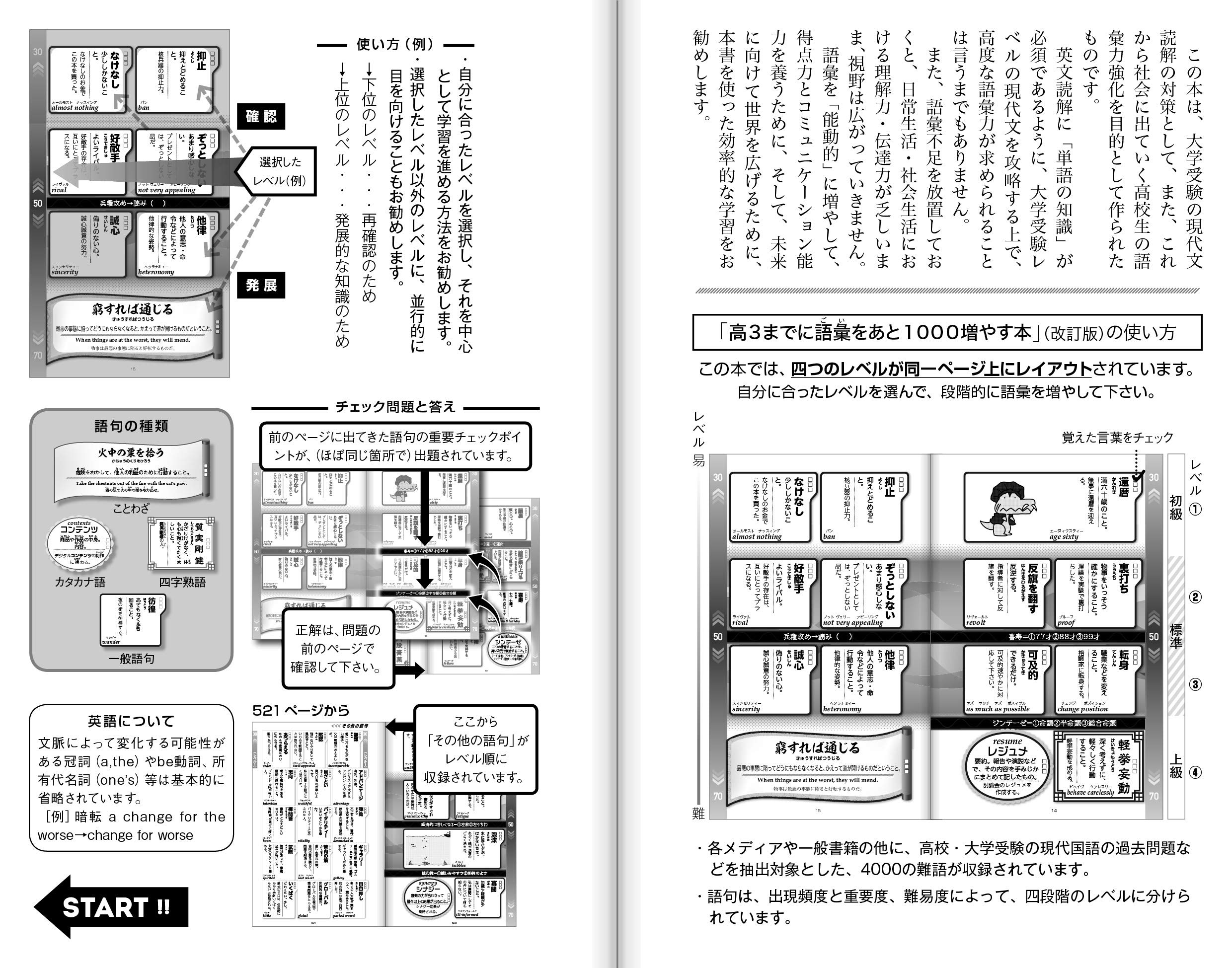 偏差値レベル式高3までに語彙をあと1000増やす本 改訂版 小山秀人 福田尚弘 まつだしょうご 本 通販 Amazon