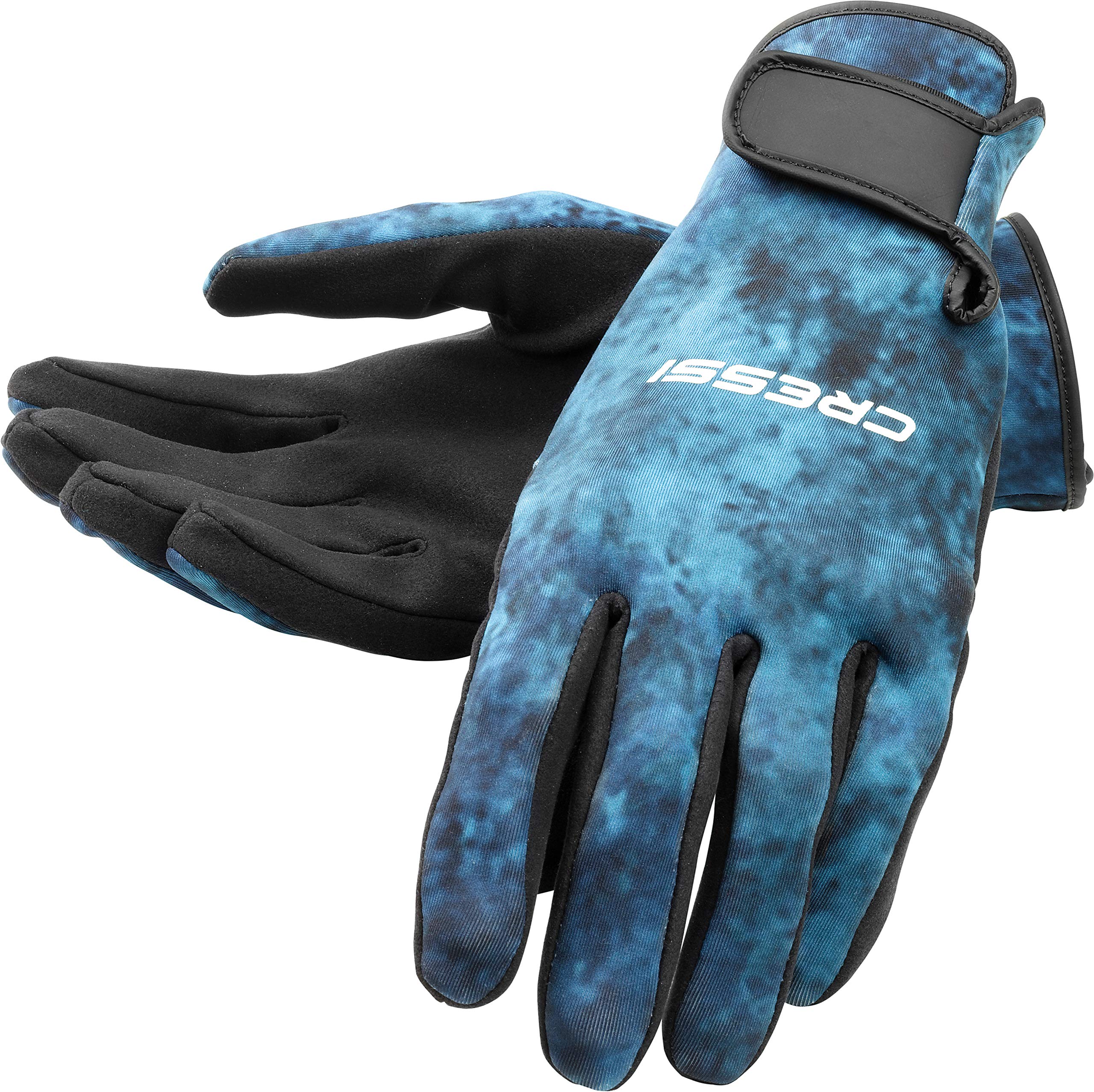 Cressi Tropical 2mm gloves, blue hunter, M Image Cressi Tropical 2mm gloves, blue hunter, M Image