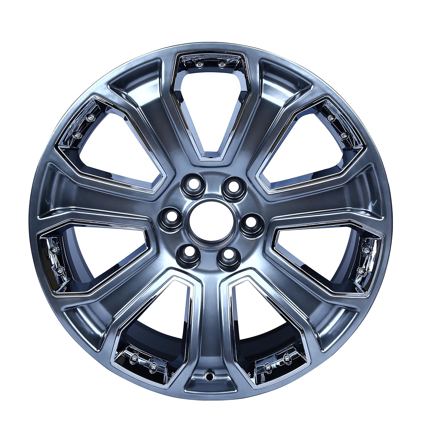 Amazon.com: NEW 22x9 6 Lug 2014 2015 2016 2017 CHEVY SILVERADO SUBURBAN GMC  SIERRA YUKON Replica Alloy Wheel 5660: Automotive