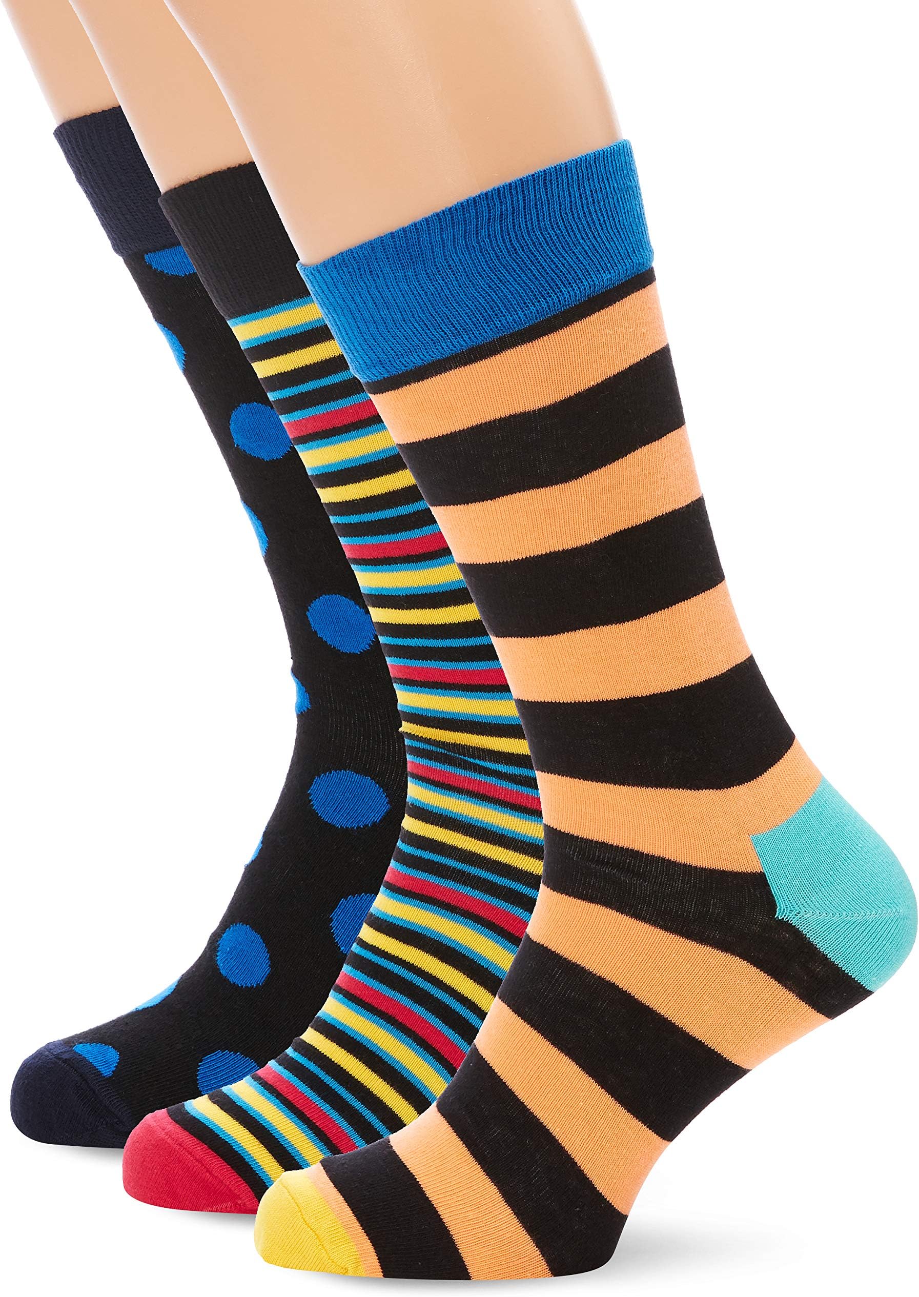 HS by Happy Socks Men's Socks (Pack of 3)