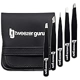 Tweezers Set 5-piece - Tweezer Guru Stainless Steel