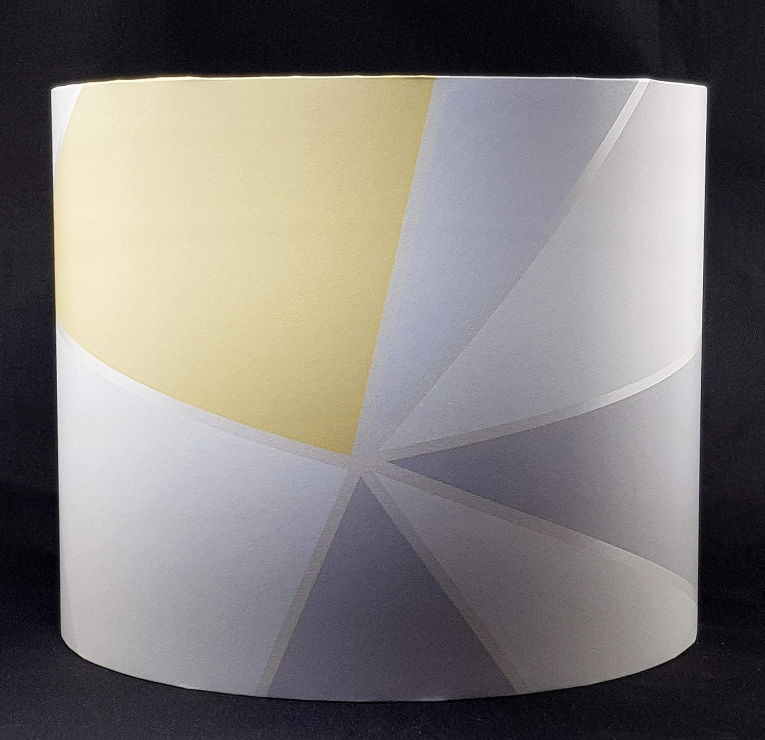 grey and rose gold lamp shade