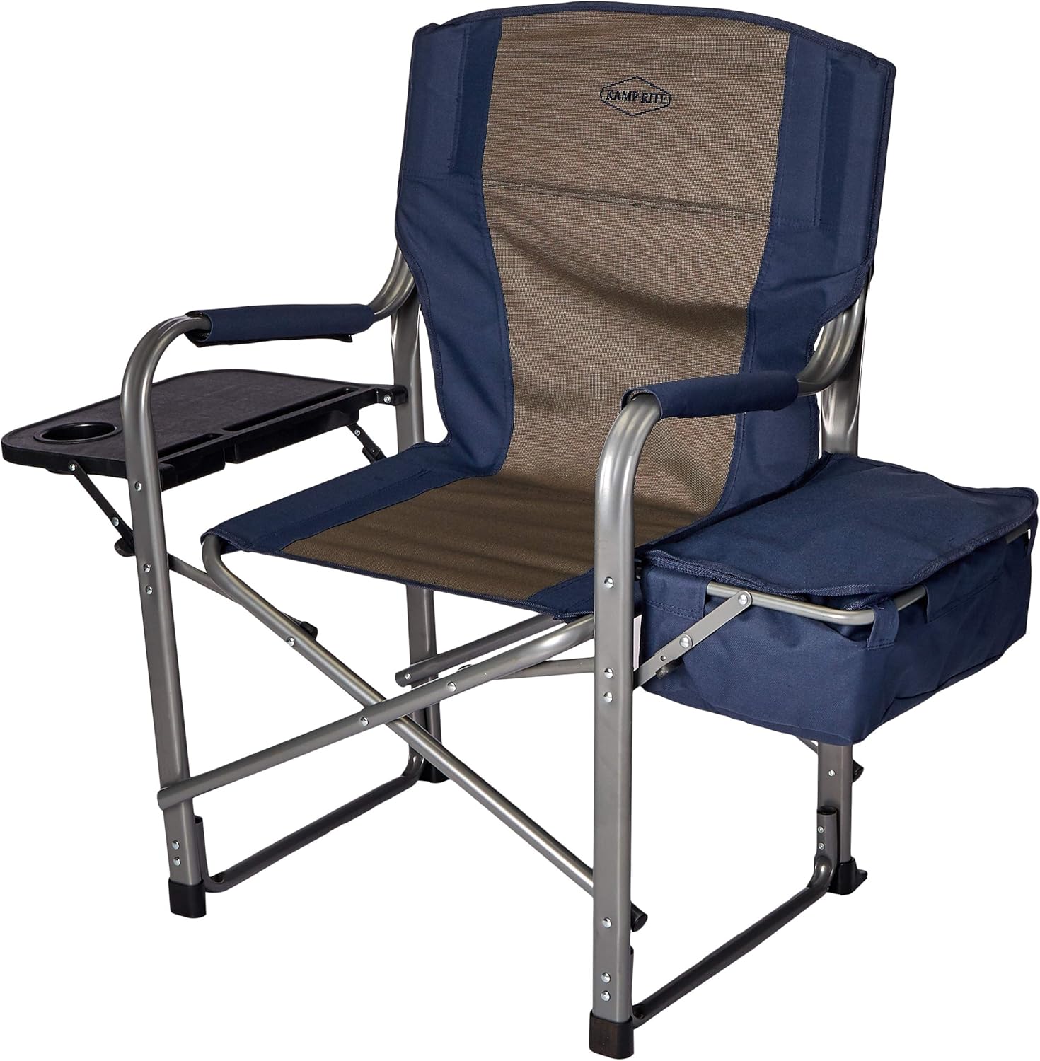 kamp rite director's chair with side table