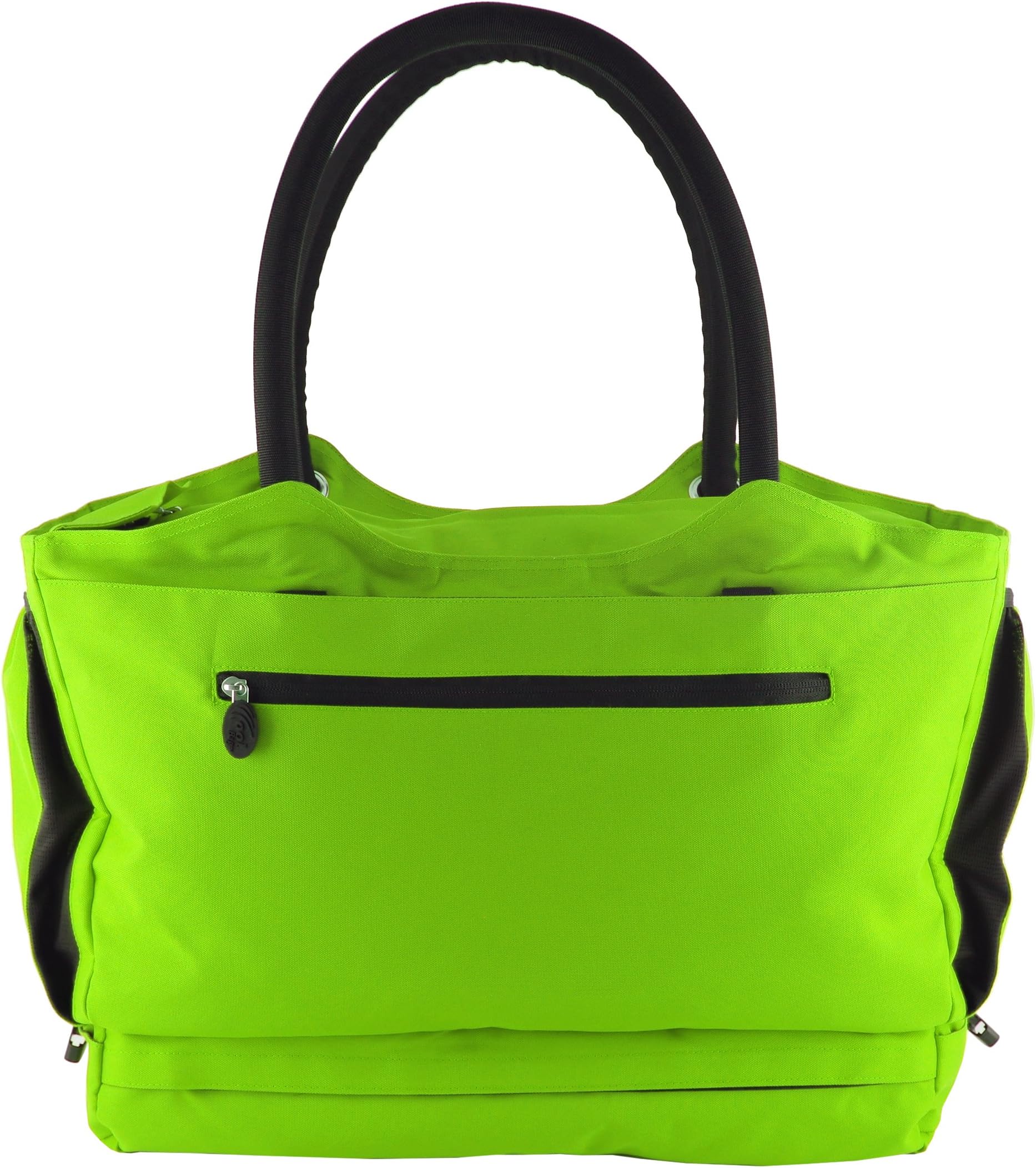 CoolBag Gen 2 Locking Anti-Theft Travel Tote With Insulated Cooler Compartment (St. Lucia Lime Green)