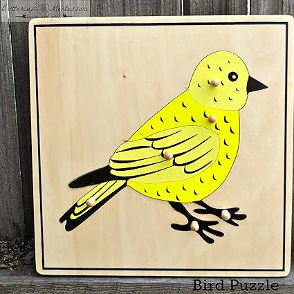 wooden bird puzzle
