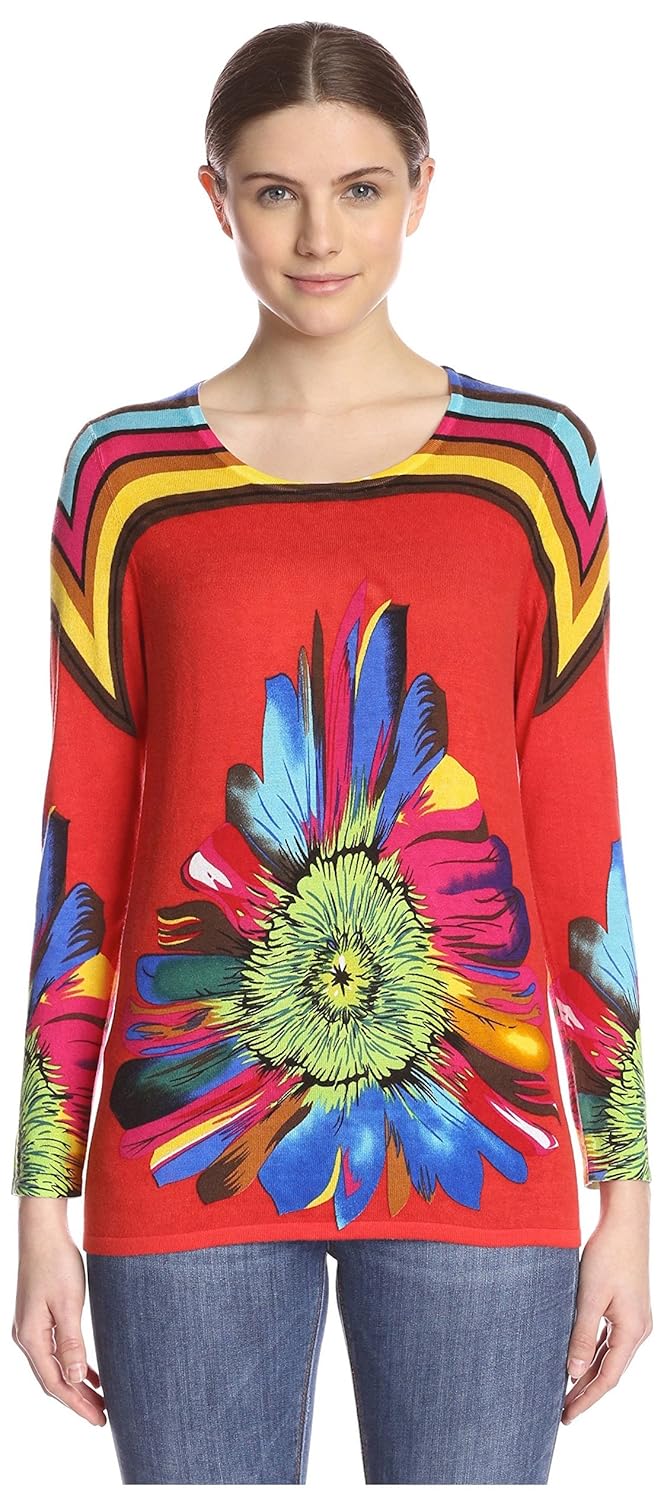 kier & j women's flower print top