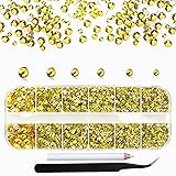 2400Pcs Lemon Yellow Flatback Rhinestones for