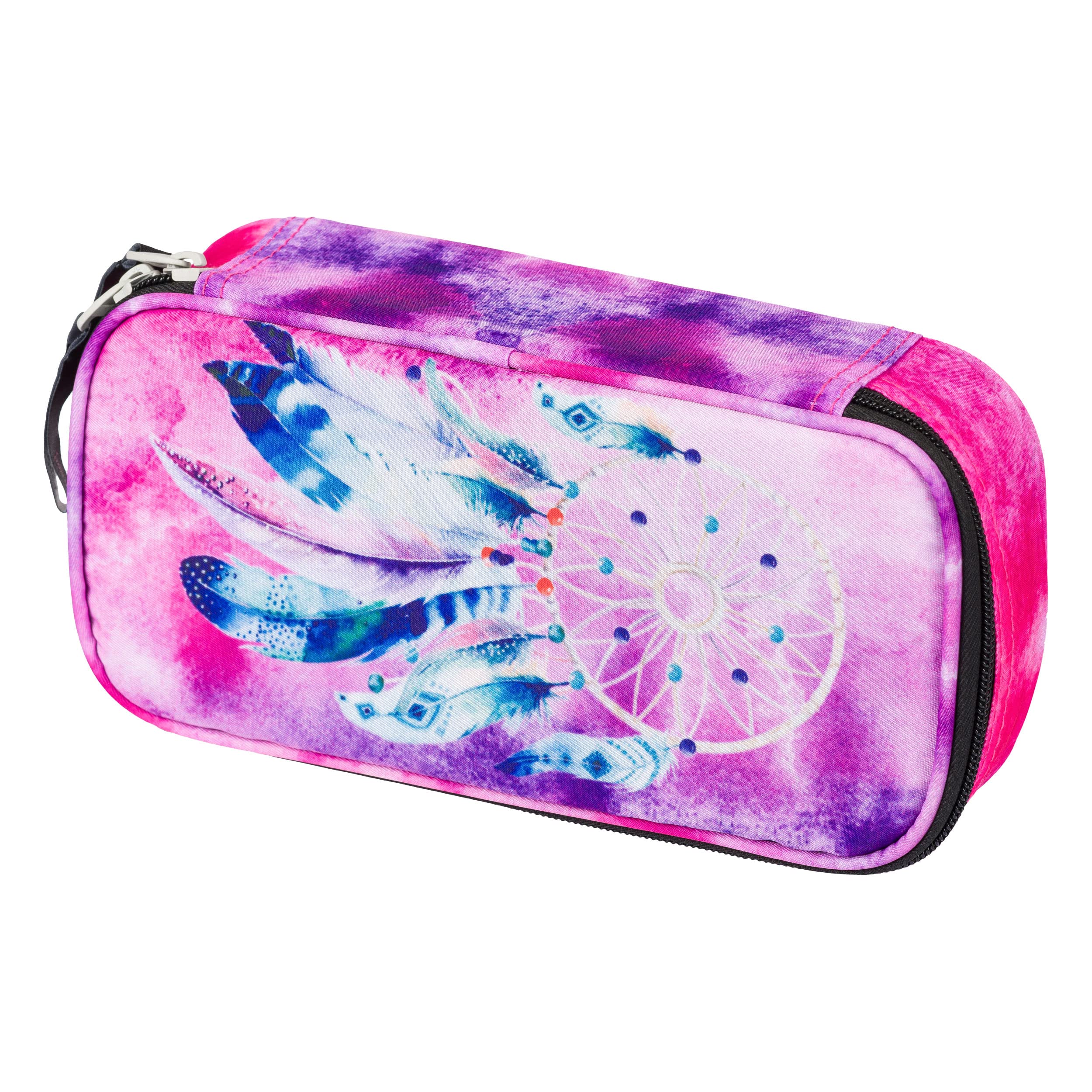 Baagl Pencil Case for Boys and Girls, School Pencil Case for Stationery and School Items, Dream Catcher
