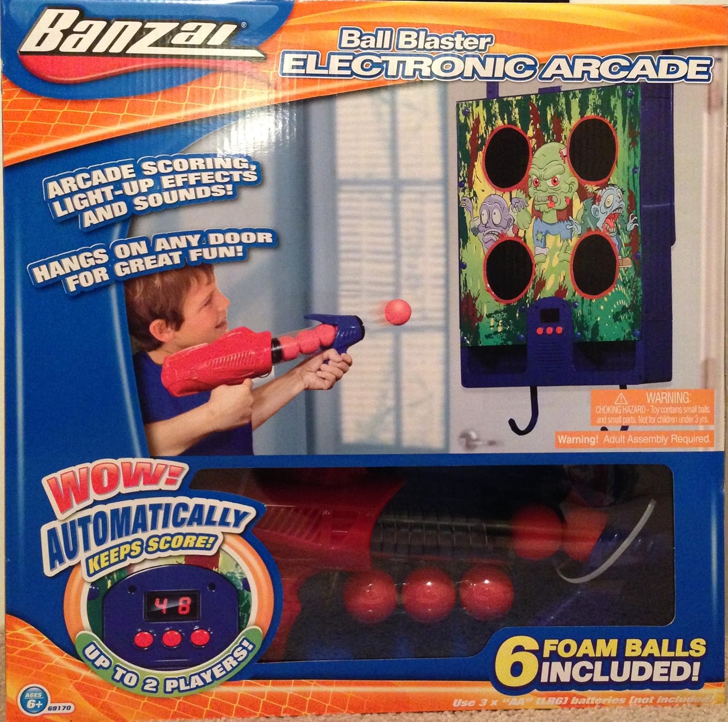 electronic ball blaster game