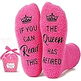 HAPPYPOP Retirement Gifts for Women - Retired Socks Friends Neighbors Gifts for Her