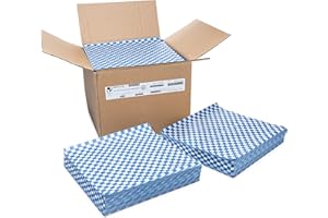 P PATERSON Paterson Paper 5000 Count PFAS-Free Blue Checkers Grease-Resistant Food-Safe Deli Sandwich Wrap Paper Sheets/Basket Liners (Case of 5000)