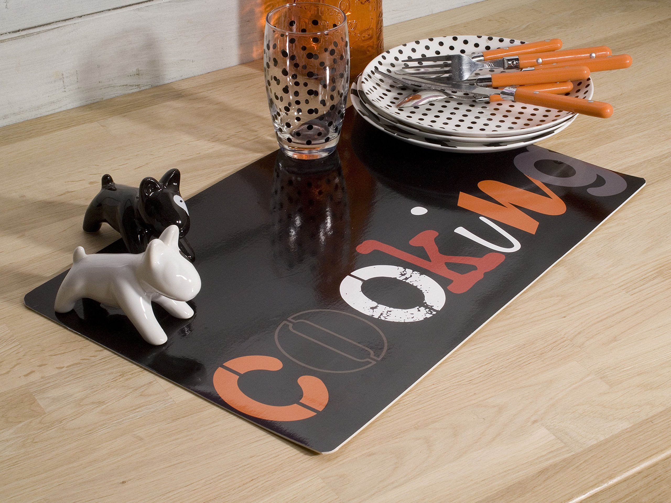CALITEX Cook Placemat PVC 28 x 44 cm grey