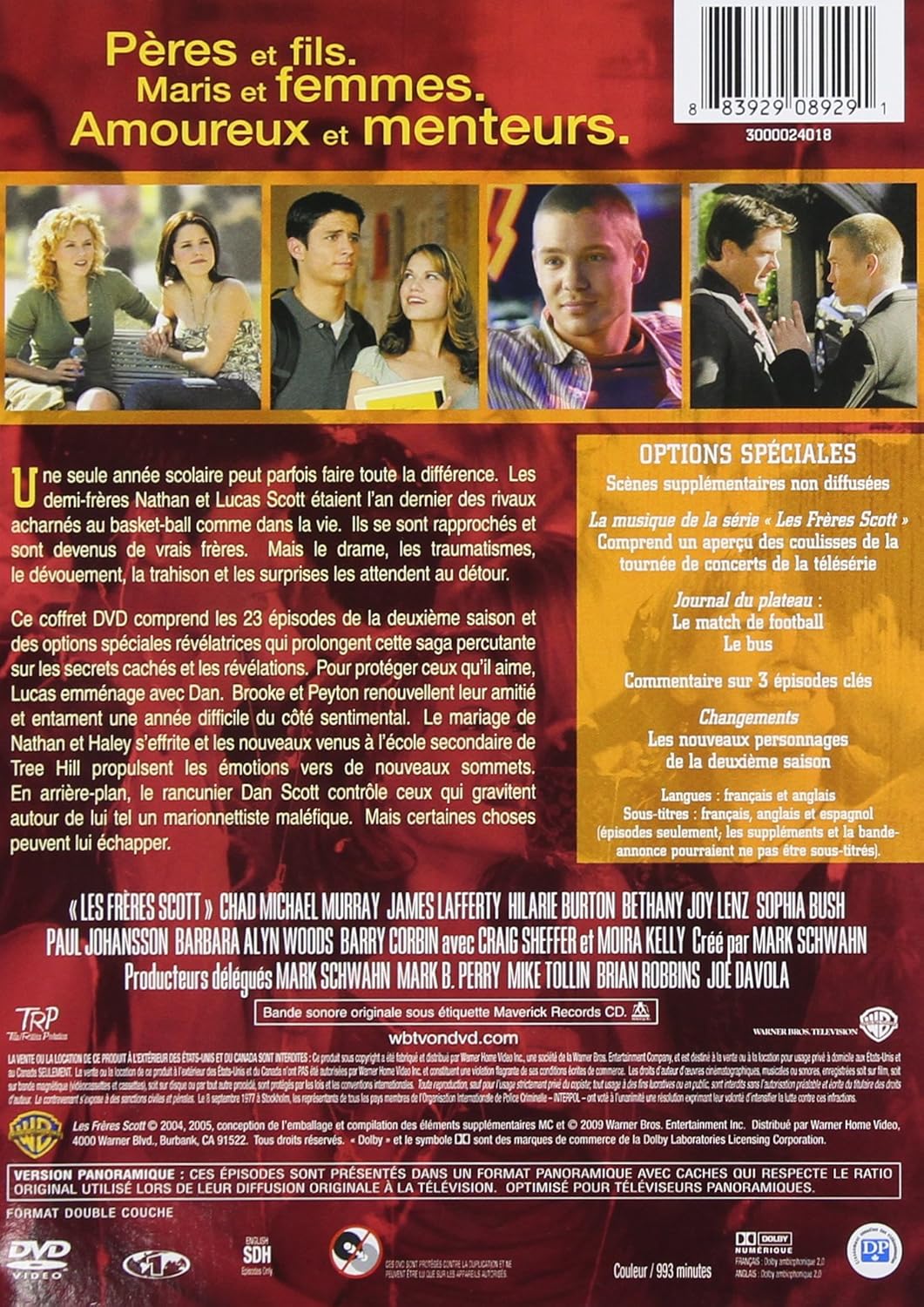 Les Freres Scott One Tree Hill Season 2 Amazon Ca Barry Corbin Paul Johansson Moira Kelly Craig Sheffer Dvd