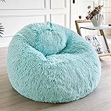 LIFEREVO Fluffy Bean Bag Chair Cover