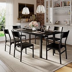 iPormis 7-Piece Dining Table & Chairs Set for