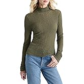 DKNY Womens Long Sleeve Soft Trendy Top