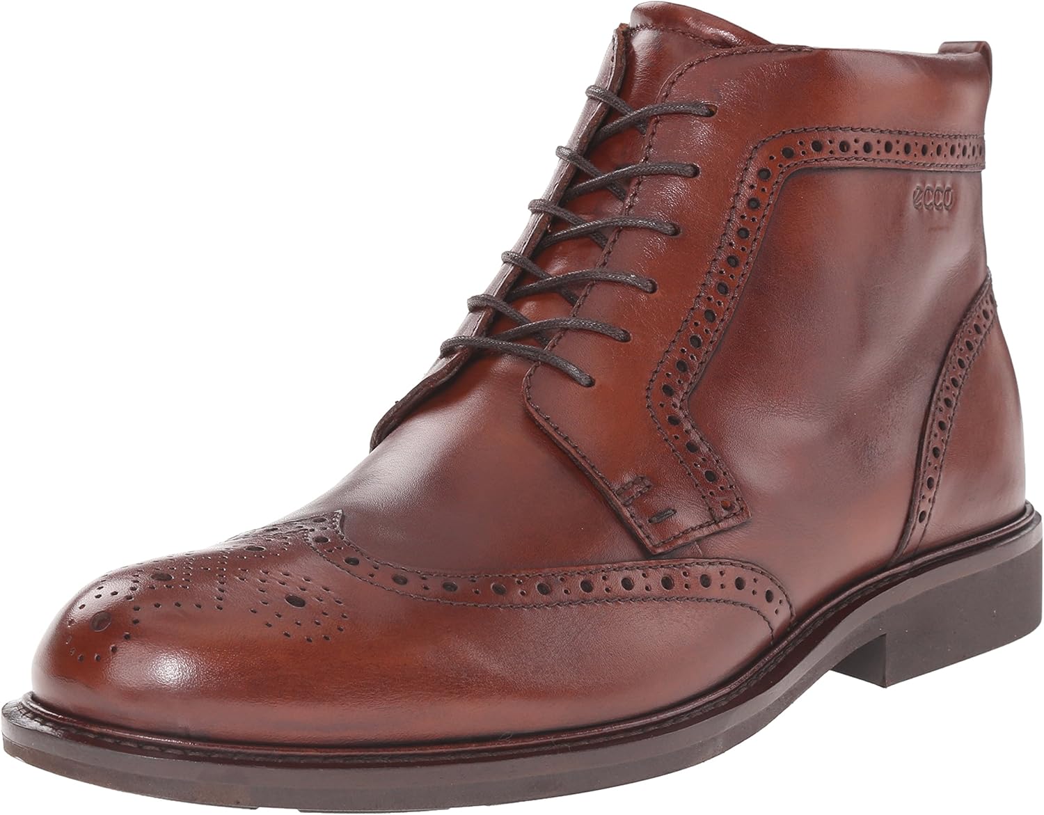 ecco wingtip boot
