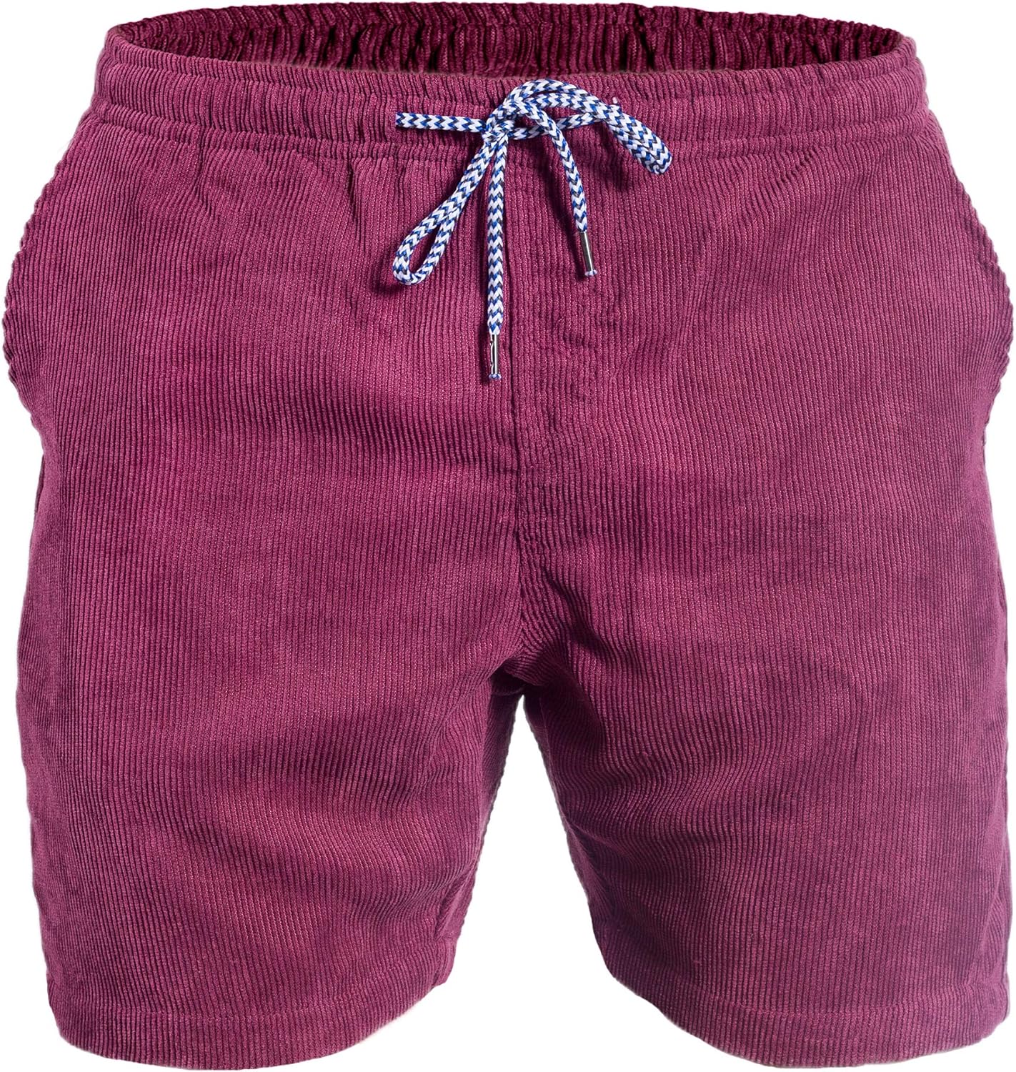 mens corduroy shorts elastic waist