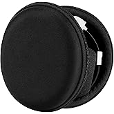 Geekria Shield Headphones Case Compatible with Koss Porta Pro PP, Sony Xperia Ear Duo True, Replacement Hard Shell Travel Carrying Bag (Black)