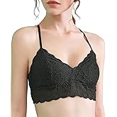 Luna & Sun Soft Simple Sexy Breathable Wirefree Lace Bralette