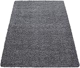Prime Plus Extra Thick 5cm Pile Shaggy Rug Dark Grey 60x110cm view 4