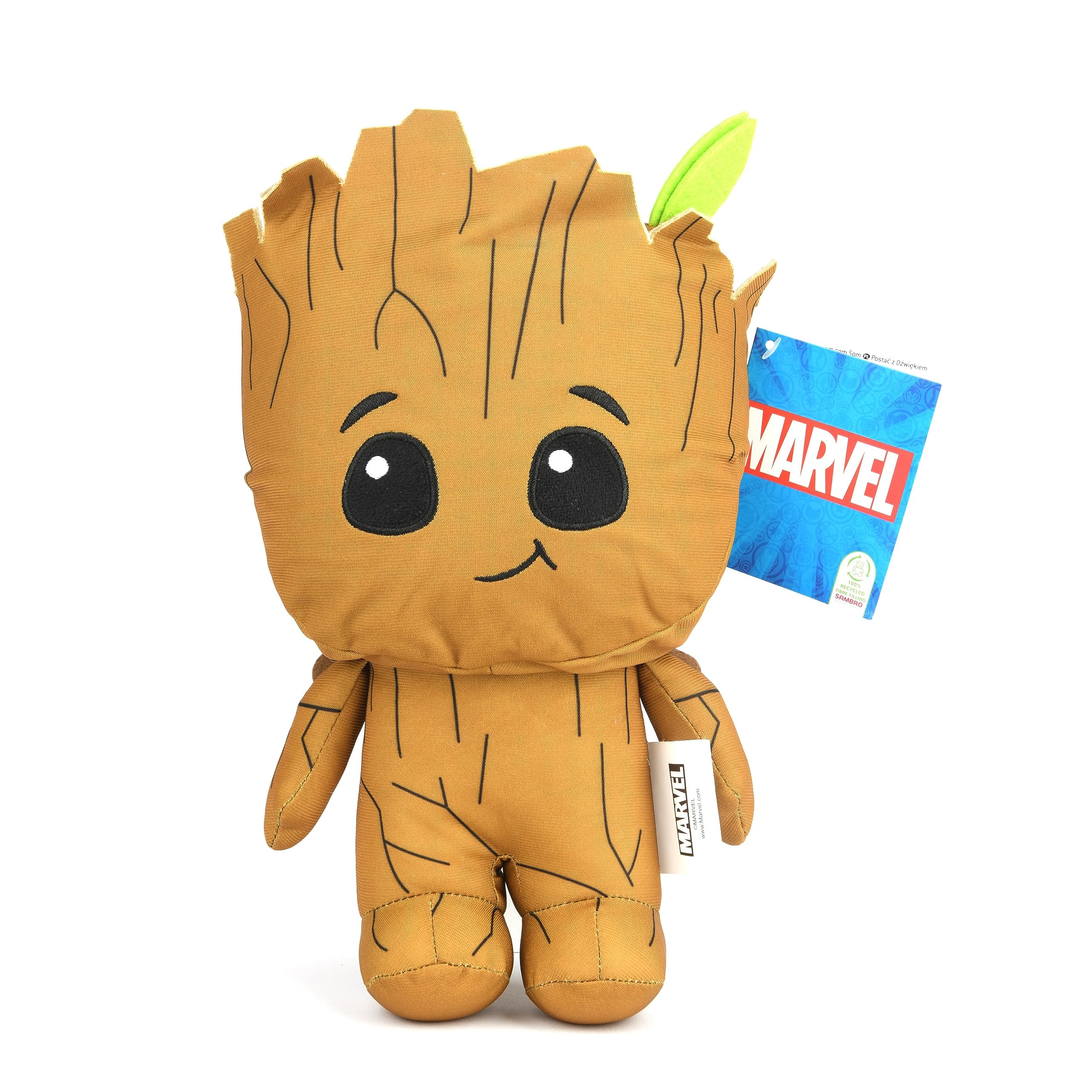 Marvel 10" (25cm) Groot Lil' Bodz Feature Plush Soft Toy with Sound