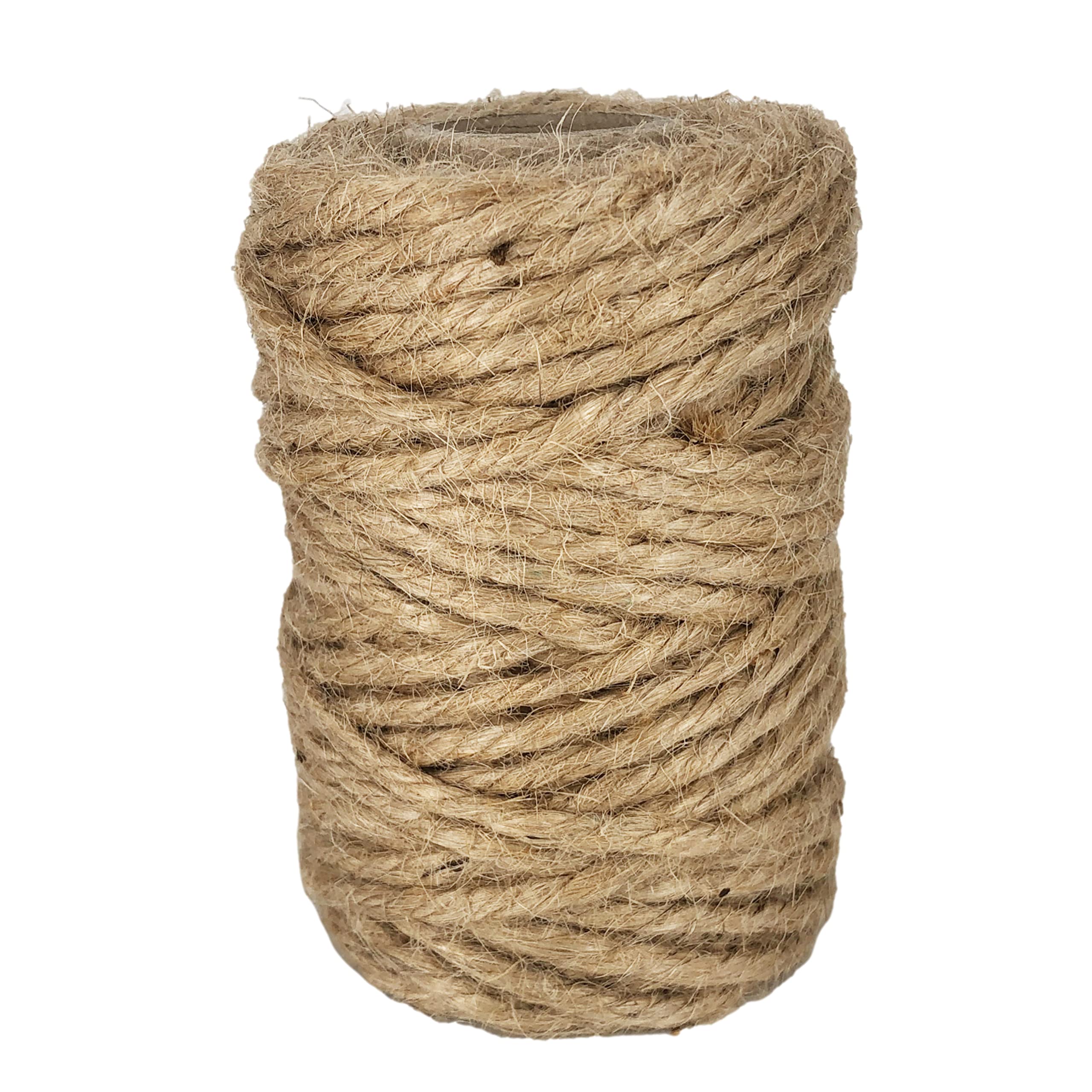4MM Jute Rope. 100% Natural Graden Twine String Plants. Made in Spain. 25M.