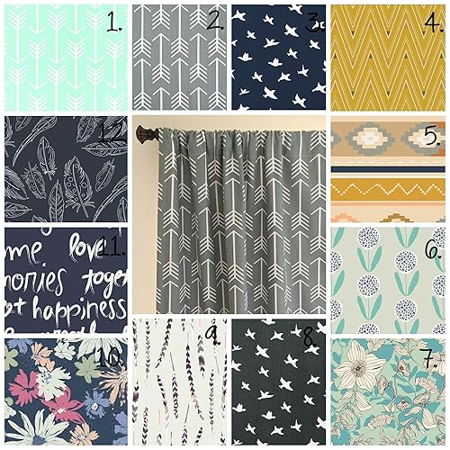 Amazon Com Tribal Curtain Panels Modern Nursery Curtain Panels