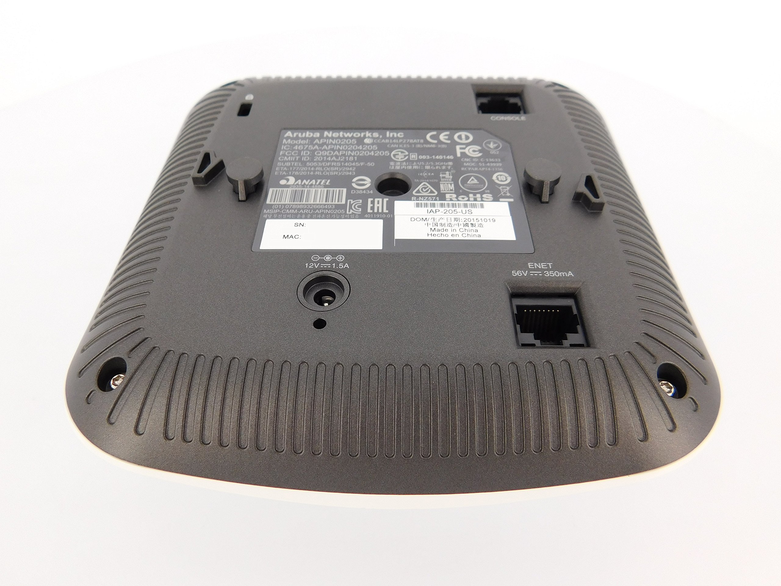 Aruba Wireless Network Access Point, 802.11ac, Instant Model (IAP205