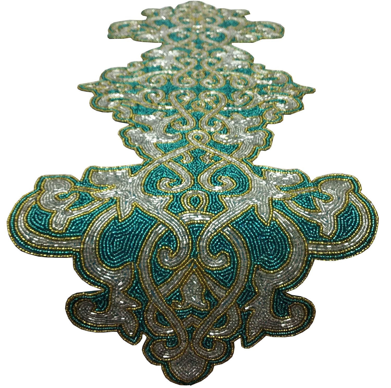 Best Table Runner Teal Gold