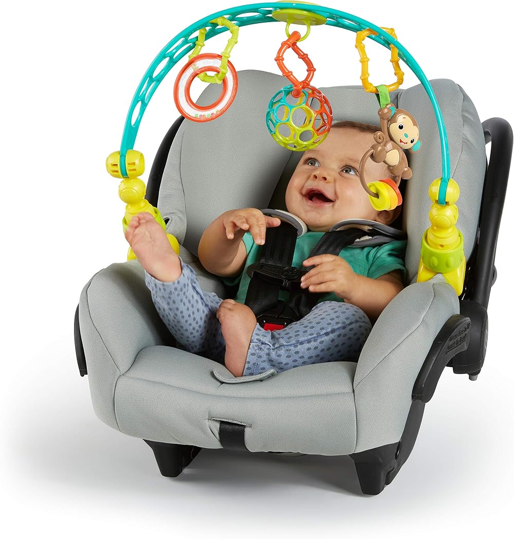 Bright Starts OBall Flex 'n Go Activity Arch Take-Along Stroller Toy Newborn+