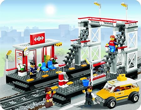 estacion tren lego