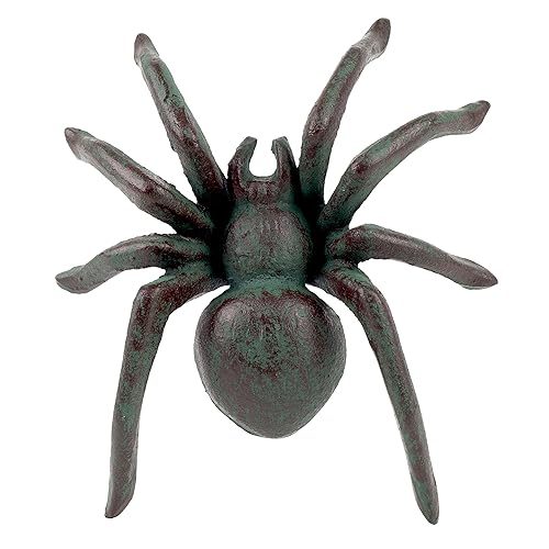 CAST IRON BLACK METAL SPIDER ORNAMENT