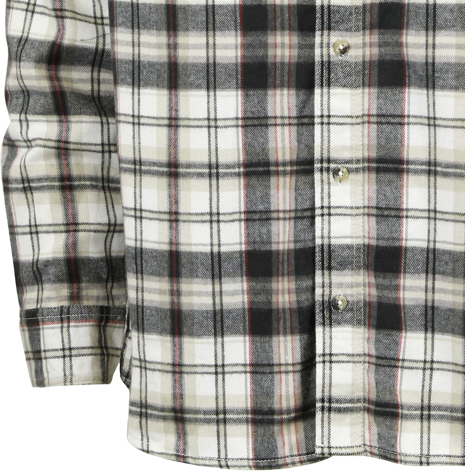 Mossy Oak Flannel Shirt for Men, Buffalo Plaid Long Sleeve Mens Flannel Shirts: Clothing