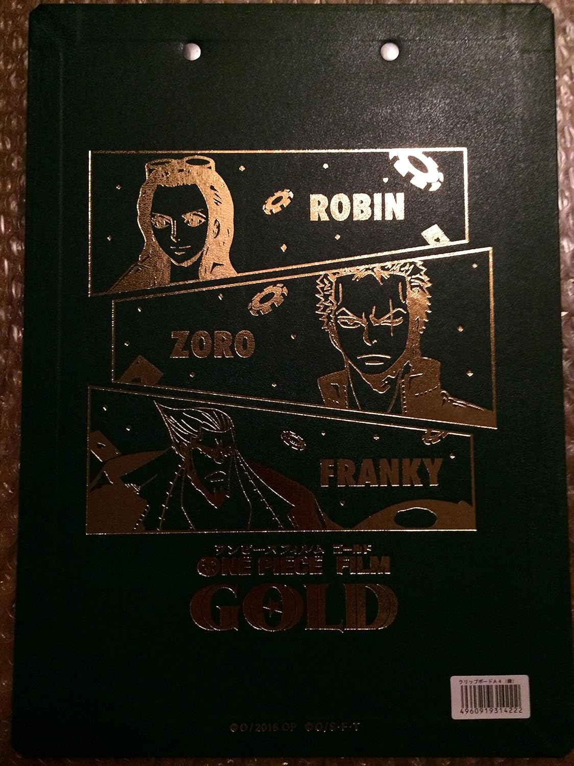 Amazon 黄金遊園地からの脱出 ワンピース リアル脱出ゲーム One Piece Film Gold オリジナルクリップボード ロビン ゾロ フランキー ａ4サイズ アニメ 萌えグッズ 通販