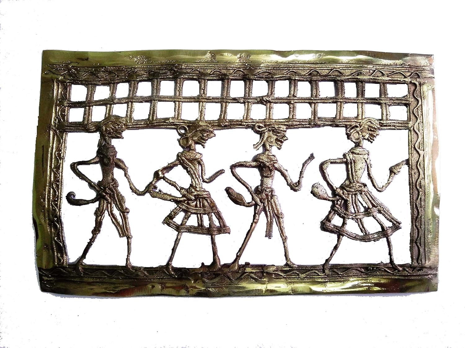 Dhokra Art Photo Frame 8" x 5" from Ektal Village of Chhattisgarh