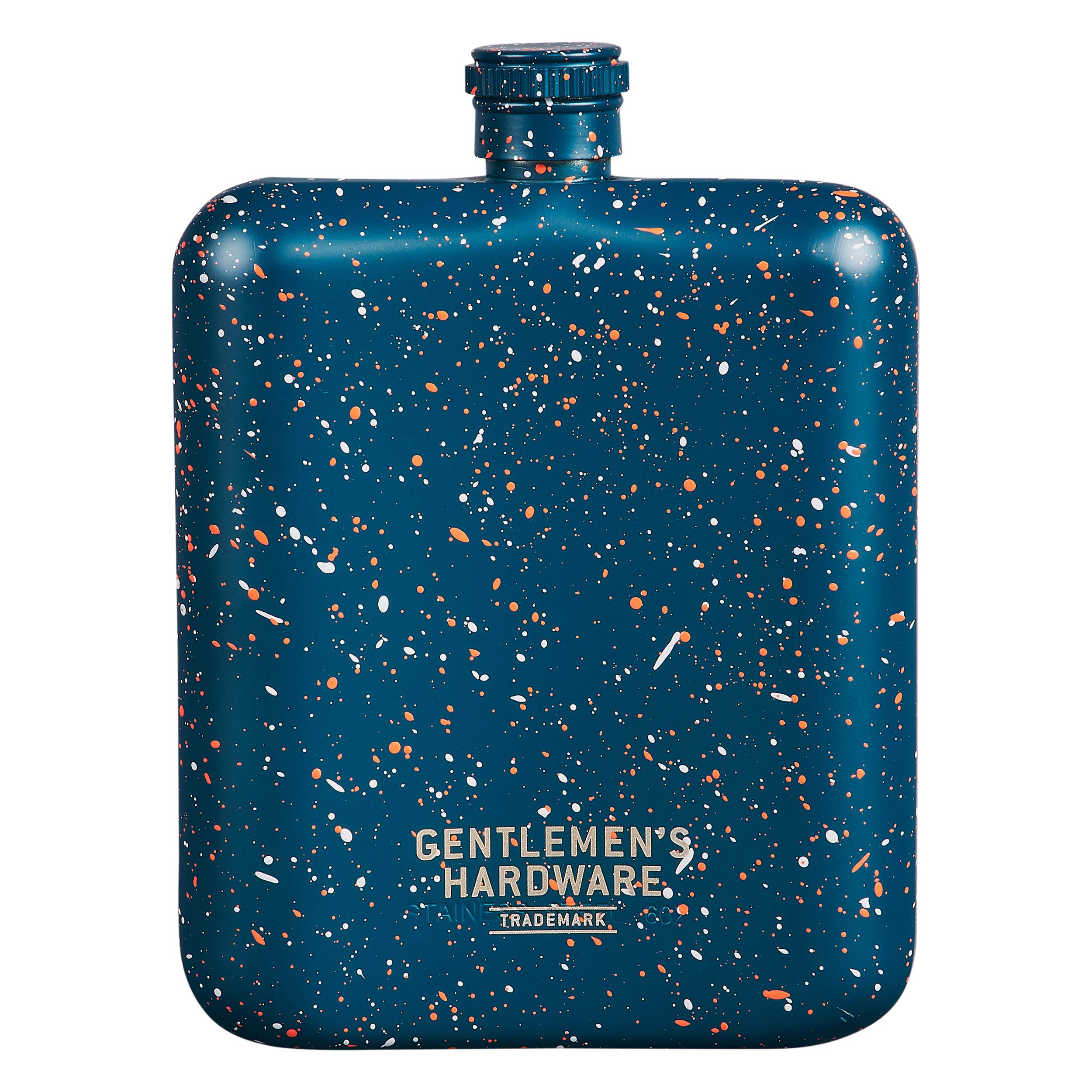 Gentlemen's Hardware Hip Flask, Blue, 180ml