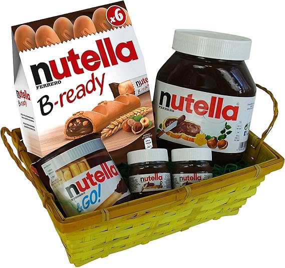 Coffret Cadeau Pour De Paques De Noel De Saint Valentin Et D Anniversaire Avec Ferrero Nutella Avec 5 Pieces Amazon Fr Epicerie