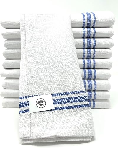 Discounted Cleaning Supplies Tea Towels Cotton 10 Pack Catering Quality
