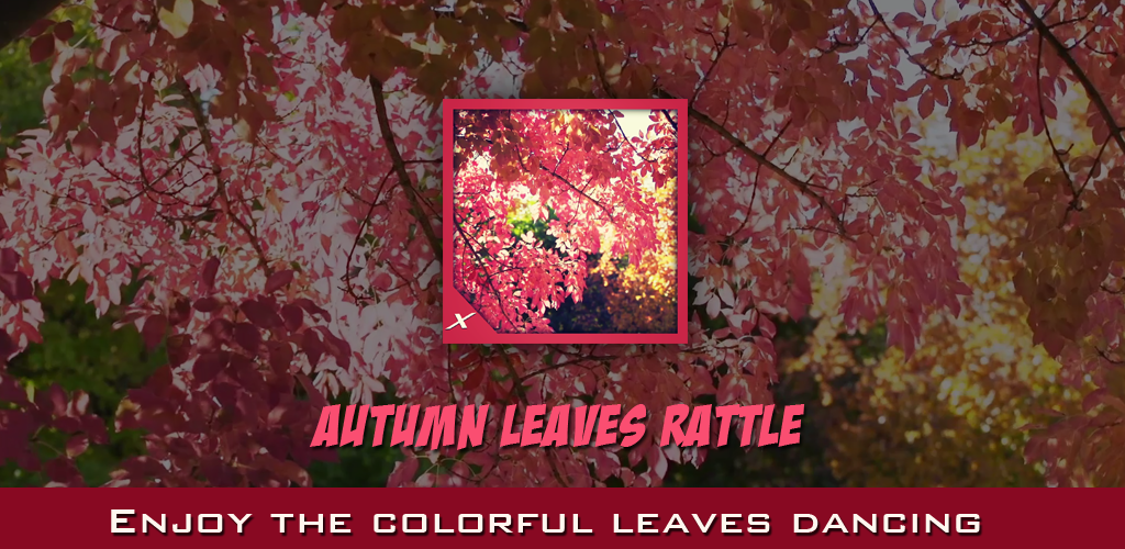 Autumn leaves rattle