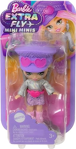 Barbie Extra Mini Minis Travel Doll with Pink Blonde Hair