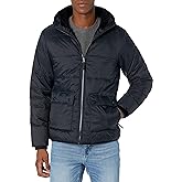 Amazon Essentials Men's Long-Sleeve Water-Resistant Sherpa-Lined Puffer Jacket
