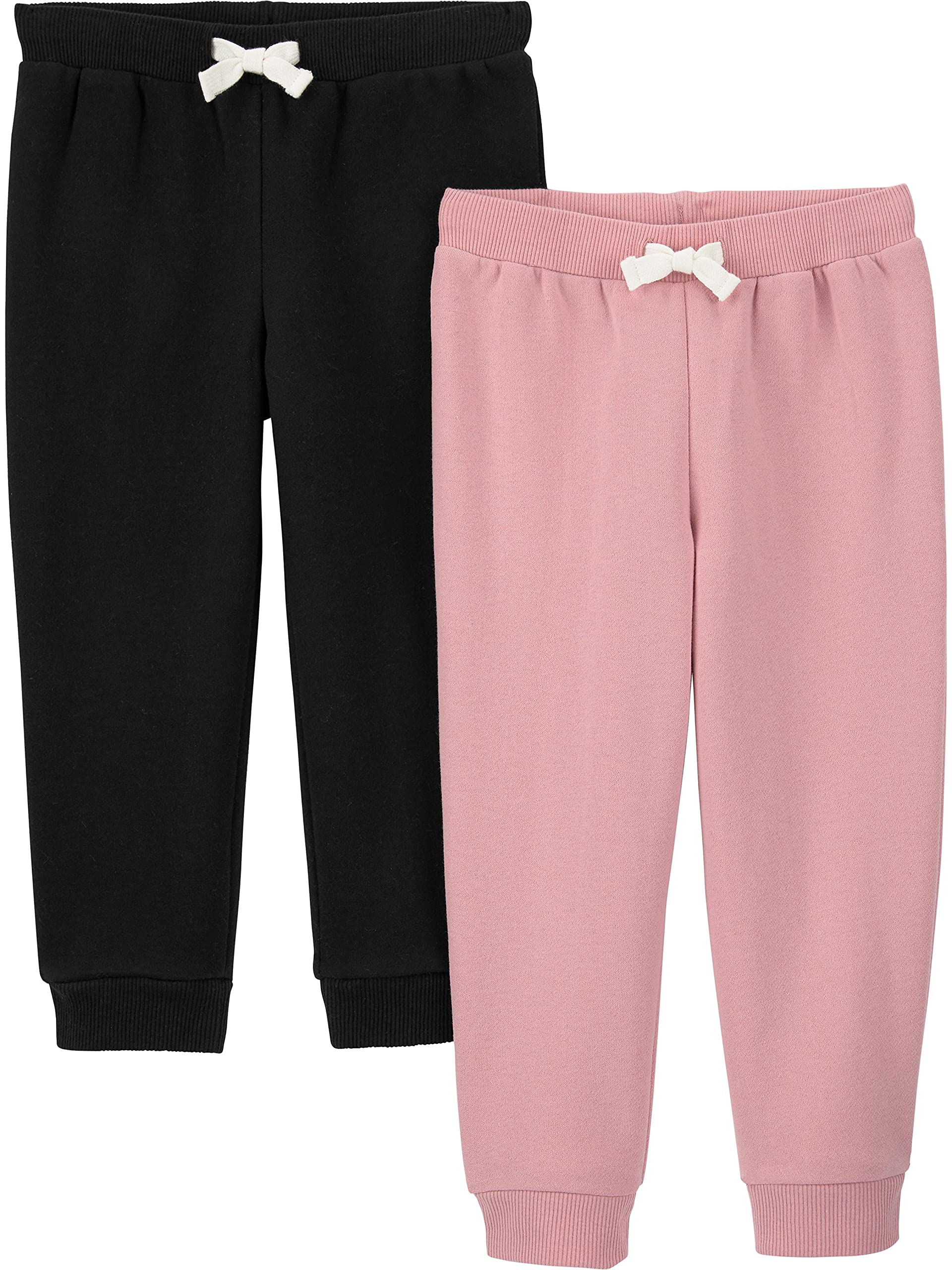 Simple Joys by Carter's Girls 2-Pack Fleece Joggers