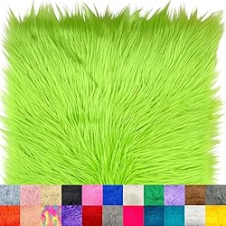 Ice Fabrics Faux Fur Fabric Squares - 20x20 Inches